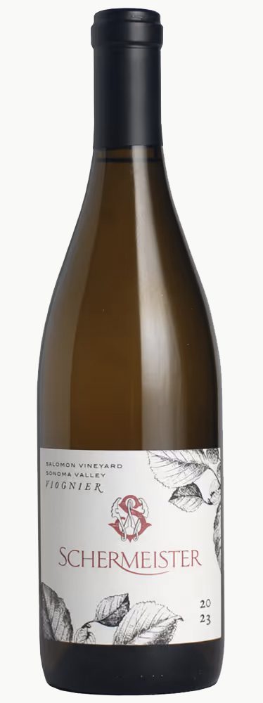 Bottle of 2023 Schermeister Viognier